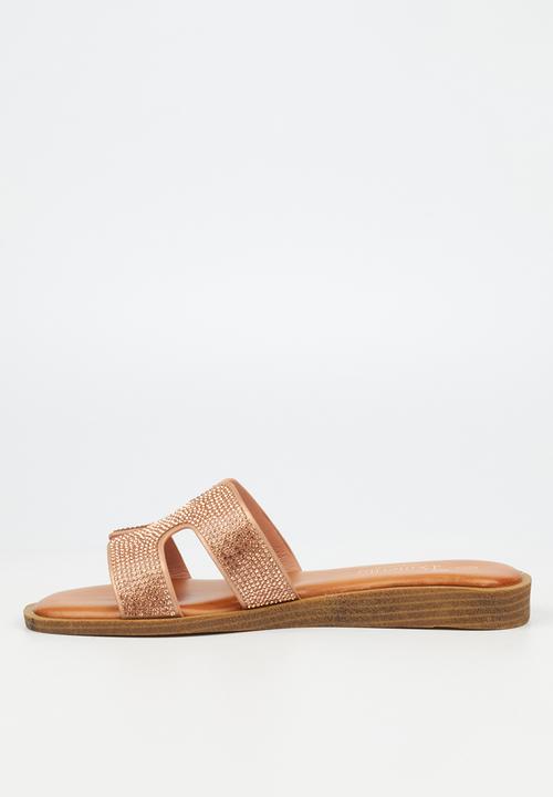 Butterfly Feet - Jacey 1 slide - rosegold