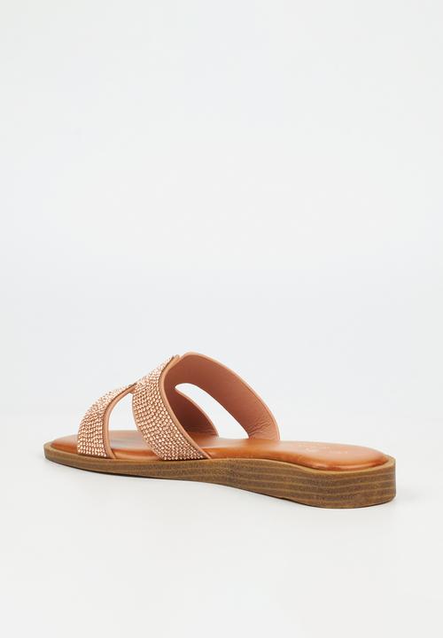 Butterfly Feet - Jacey 1 slide - rosegold