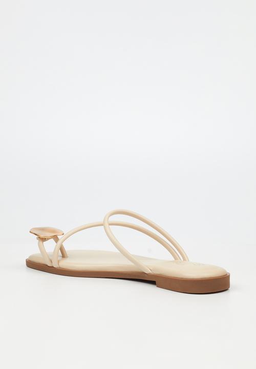 Miss Black - Naledi 4 flat sandal - bone