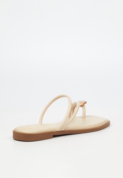 Miss Black - Naledi 4 flat sandal - bone