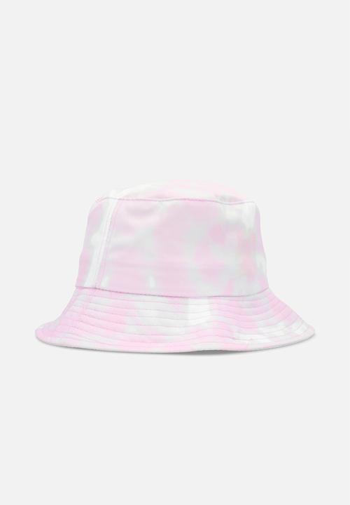 Pop Candy - Stitch tie-dye bucket hat - light pink/multi