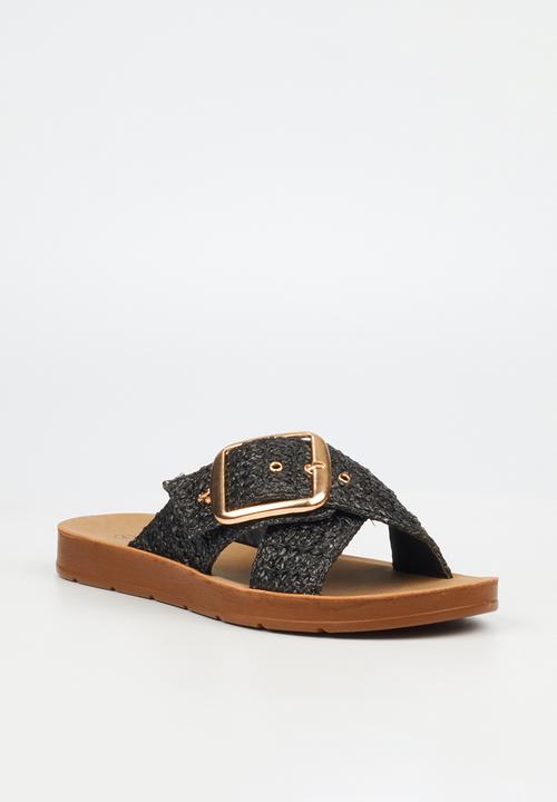 Butterfly Feet - Zina 21 slide - black