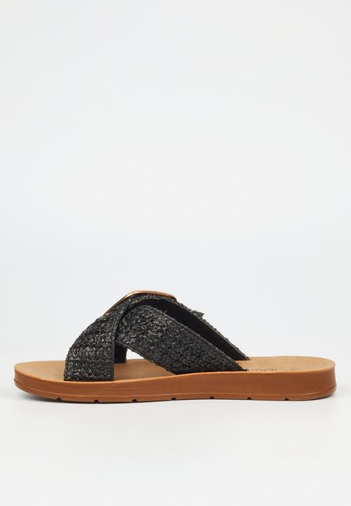 Butterfly Feet - Zina 21 slide - black