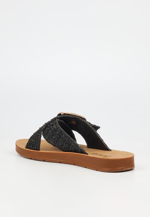 Butterfly Feet - Zina 21 slide - black
