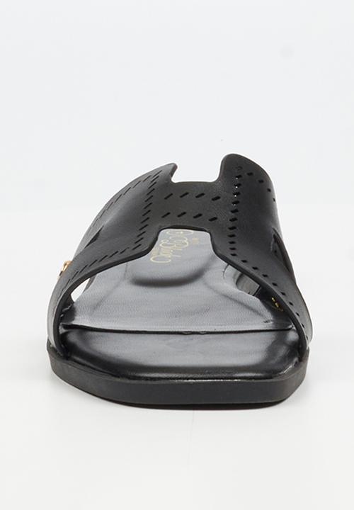 Miss Black - Syrup 2 h-cut sandal - black