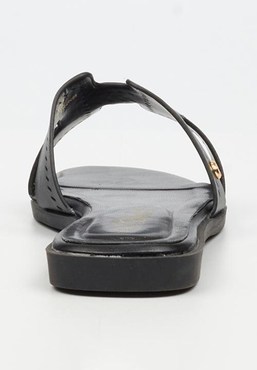 Miss Black - Syrup 2 h-cut sandal - black