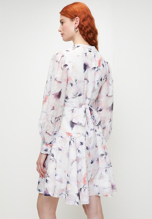 Pringle of Scotland - Ayesha Printed Mini Wrap Dress - Multi
