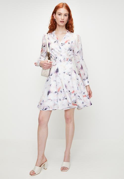 Pringle of Scotland - Ayesha Printed Mini Wrap Dress - Multi
