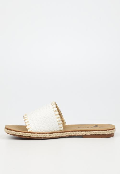 Butterfly Feet - Celia 7 slide - white