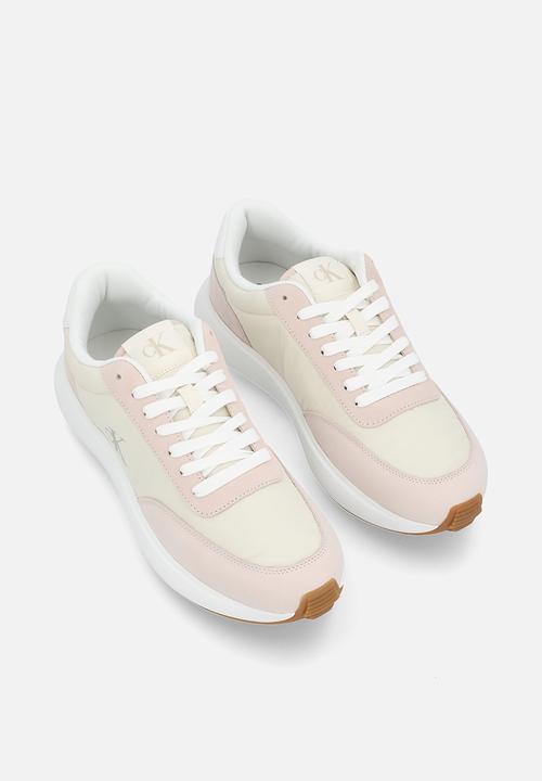 Calvin Klein - Athleisure Runner Laceup Mix - Creamy White/Whisper Pink/White