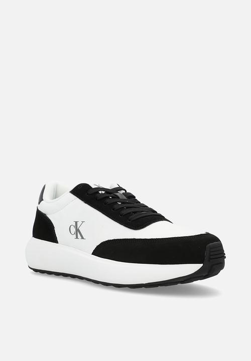 Calvin Klein - Athleisure Runner Laceup Mix - Bright White/Black