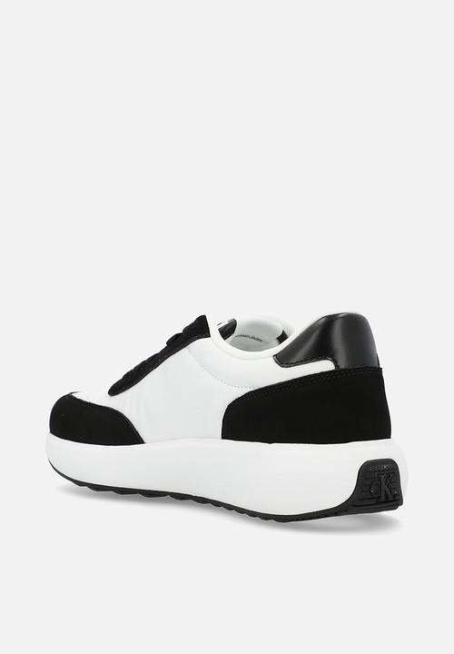 Calvin Klein - Athleisure Runner Laceup Mix - Bright White/Black