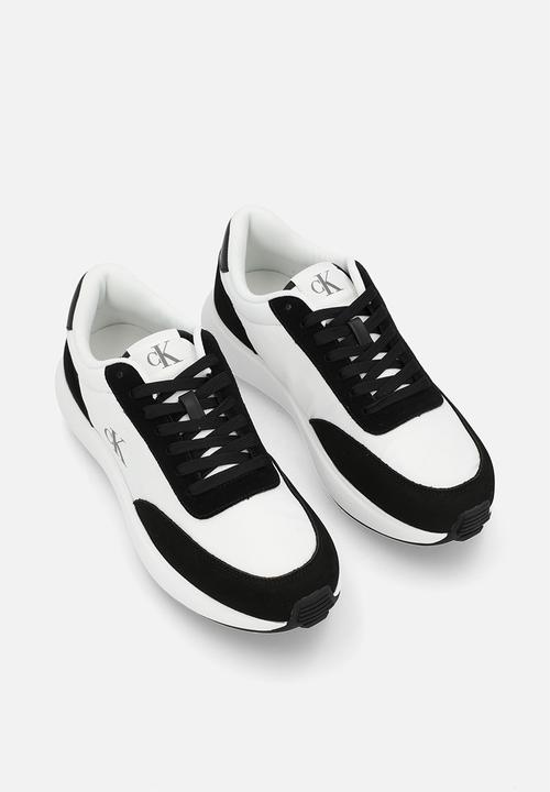 Calvin Klein - Athleisure Runner Laceup Mix - Bright White/Black