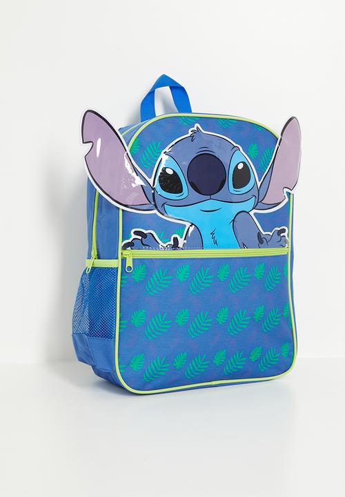 Pop Candy - Stitch 3D novelty backpack - blue/tropical leaf print