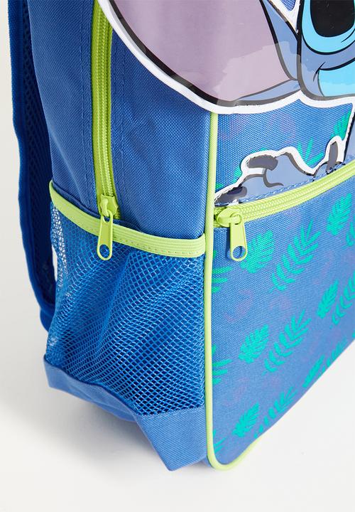 Pop Candy - Stitch 3D novelty backpack - blue/tropical leaf print