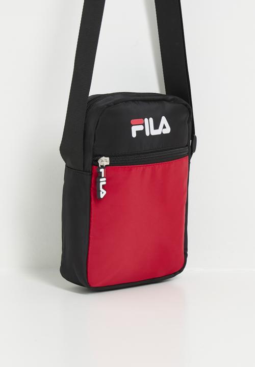 FILA - Twitch side bag - black/red