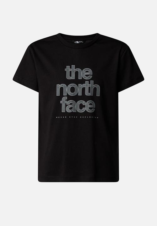 The North Face - G Short sleeve Reflective Logo Relaxed Tee - Tnf Black