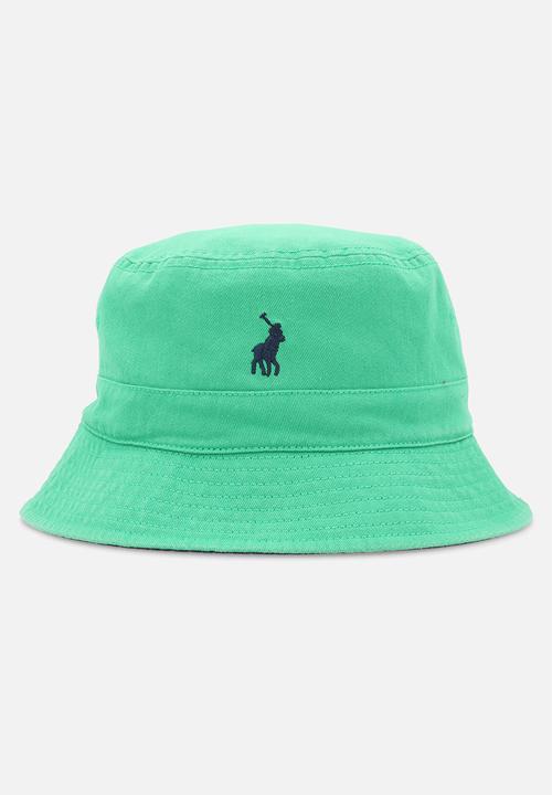 POLO - Classic Reversible Bucket Hat - Green/Navy