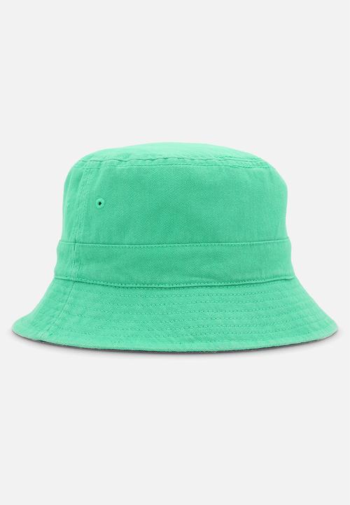 POLO - Classic Reversible Bucket Hat - Green/Navy