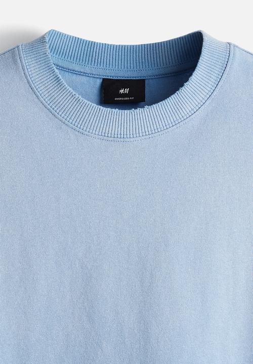 H&M - Oversized fit t-shirt - blue ombre