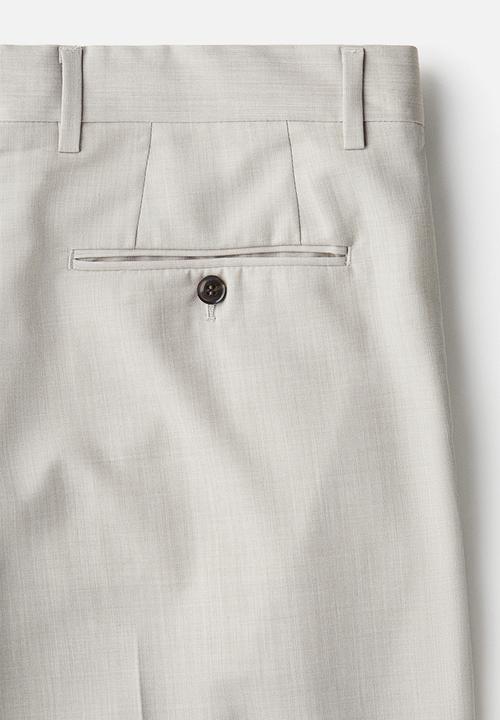 H&M - Regular fit suit trousers - light beige