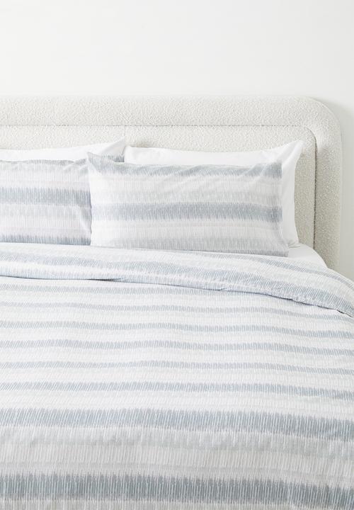 Sixth Floor - Sabian Stripe Super Soft Duvet Set - Blue