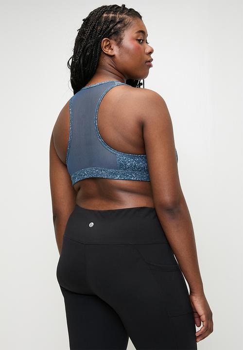 PUMA - Plus 4Keeps Bra - Padded - Dark Indigo - Dark Indigo