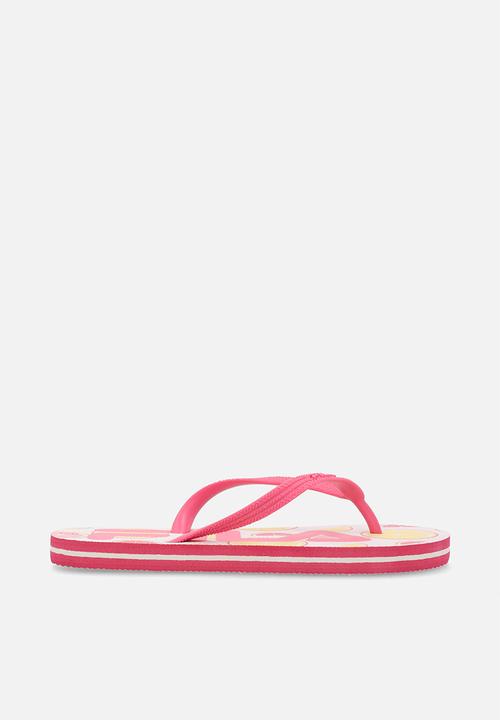 FILA - Lemon flip flop - pink & yellow