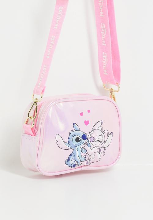 Pop Candy - Stitch & Angel crossbody bag - pink shimmer