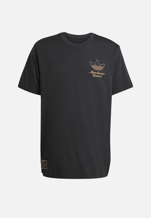 adidas Originals - Manchester United Terrace Icons Graphic Tee  - black