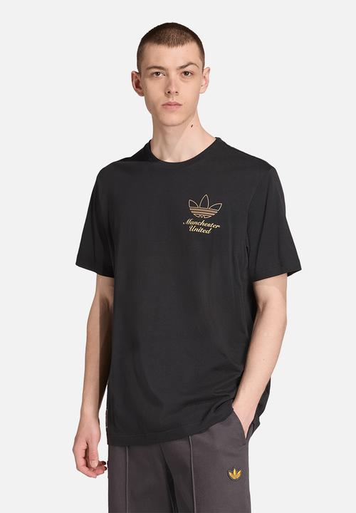 adidas Originals - Manchester United Terrace Icons Graphic Tee  - black