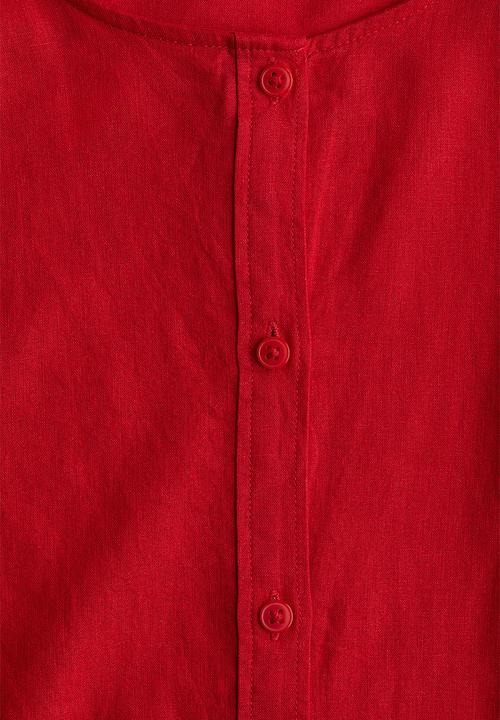 H&M - Linen-blend blouse - red