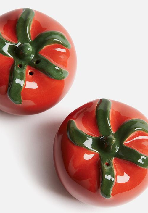 H&M - Salt and pepper shakers - red/tomatoes