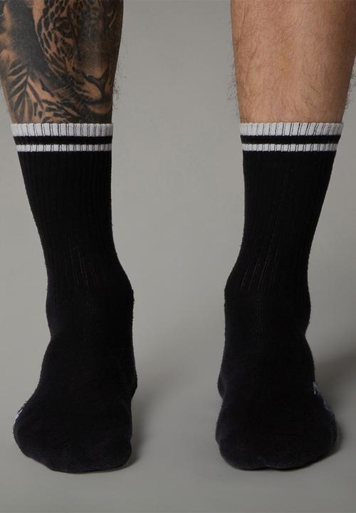 The North Face - Everyday Crew Sock Nse - 2 Pack - TNF Black-TNF White (KY4)