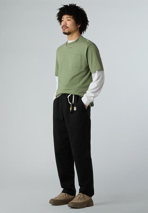 The North Face - Short Sleeve Dome Relaxed Pocket Tee - Bark Mist (BO9)