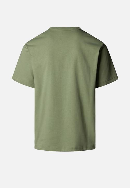 The North Face - Short Sleeve Dome Relaxed Pocket Tee - Bark Mist (BO9)