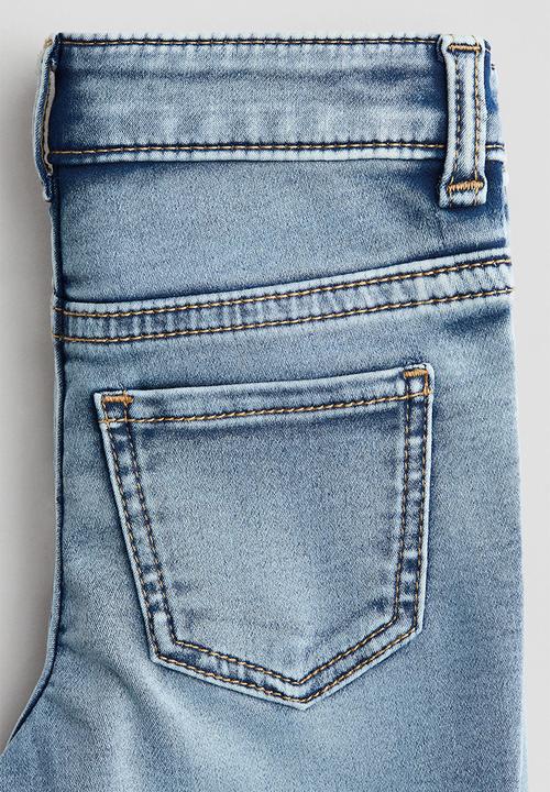 H&M - Super soft flared leg jeans - denim blue 