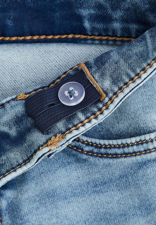 H&M - Super soft flared leg jeans - denim blue 