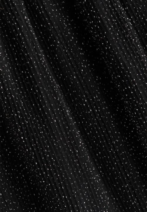 H&M - Flounced tulle dress - black