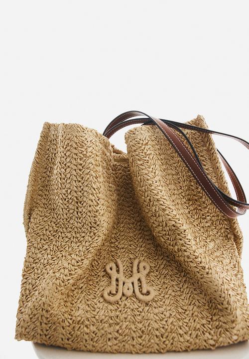 H&M - Straw shopper - beige/brown