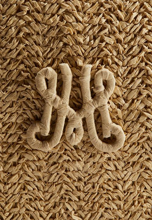 H&M - Straw shopper - beige/brown