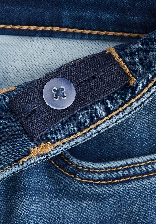 H&M - Super soft flared leg jeans - dark denim blue