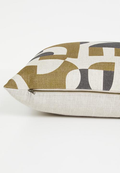 Hertex Fabrics - Century Cushion Cover - Burnt