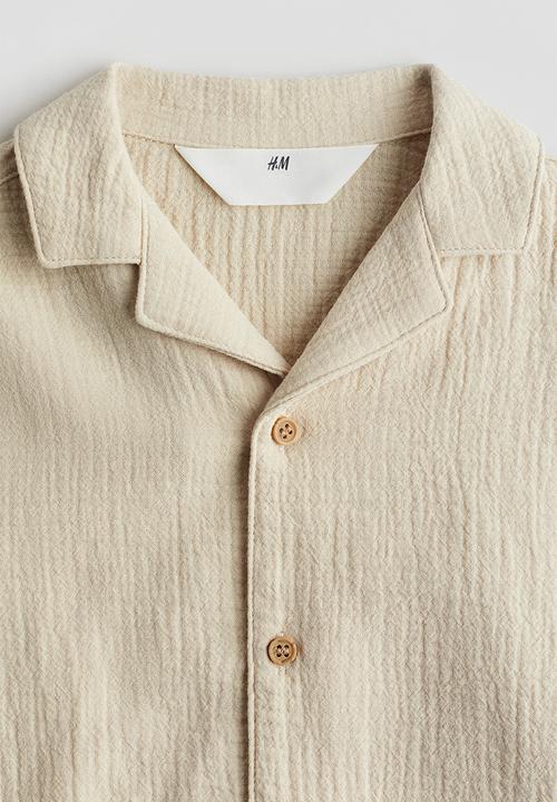 H&M - Cotton resort shirt - beige