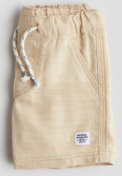 H&M - Twill shorts - light beige