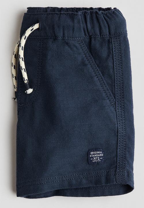 H&M - Twill shorts - navy blue