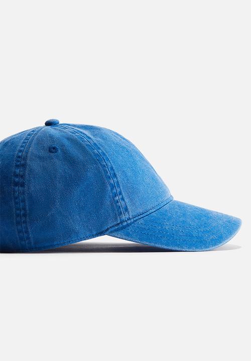 H&M - Motif-detail cotton cap - denim blue