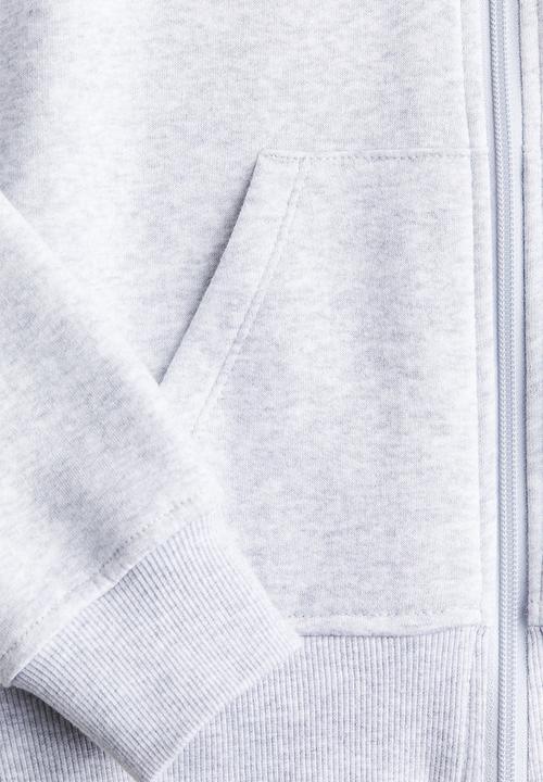 H&M - Zip-through hoodie - grey marl