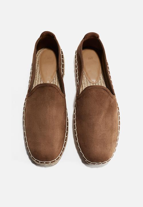 H&M - Canvas espadrilles - dark beige