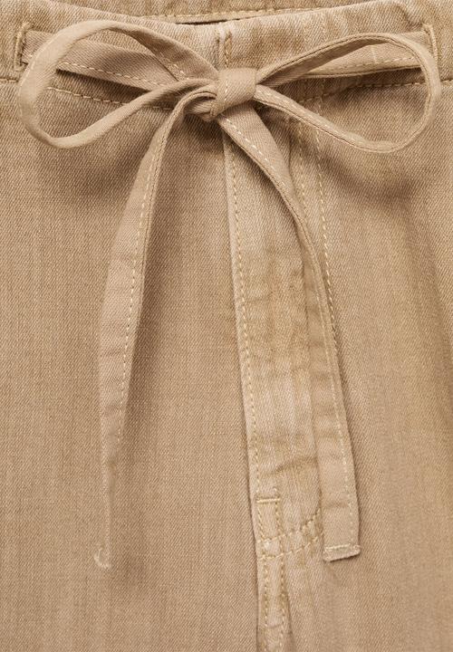 MANGO - Trousers Mery - Light/Pastel Brown